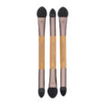 SEVENTEEN Eye Shadow Sponge Applicator 3pcs Bamboo Handle